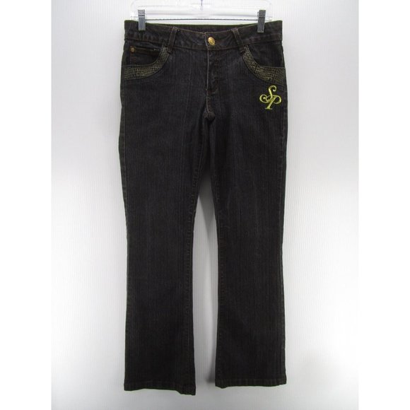 Southpole Jeans 7 Bootcut Denim Pants Embroidered Hip Hop Juniors - Picture 1 of 11